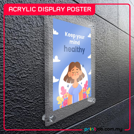 Acrylic Display Poster